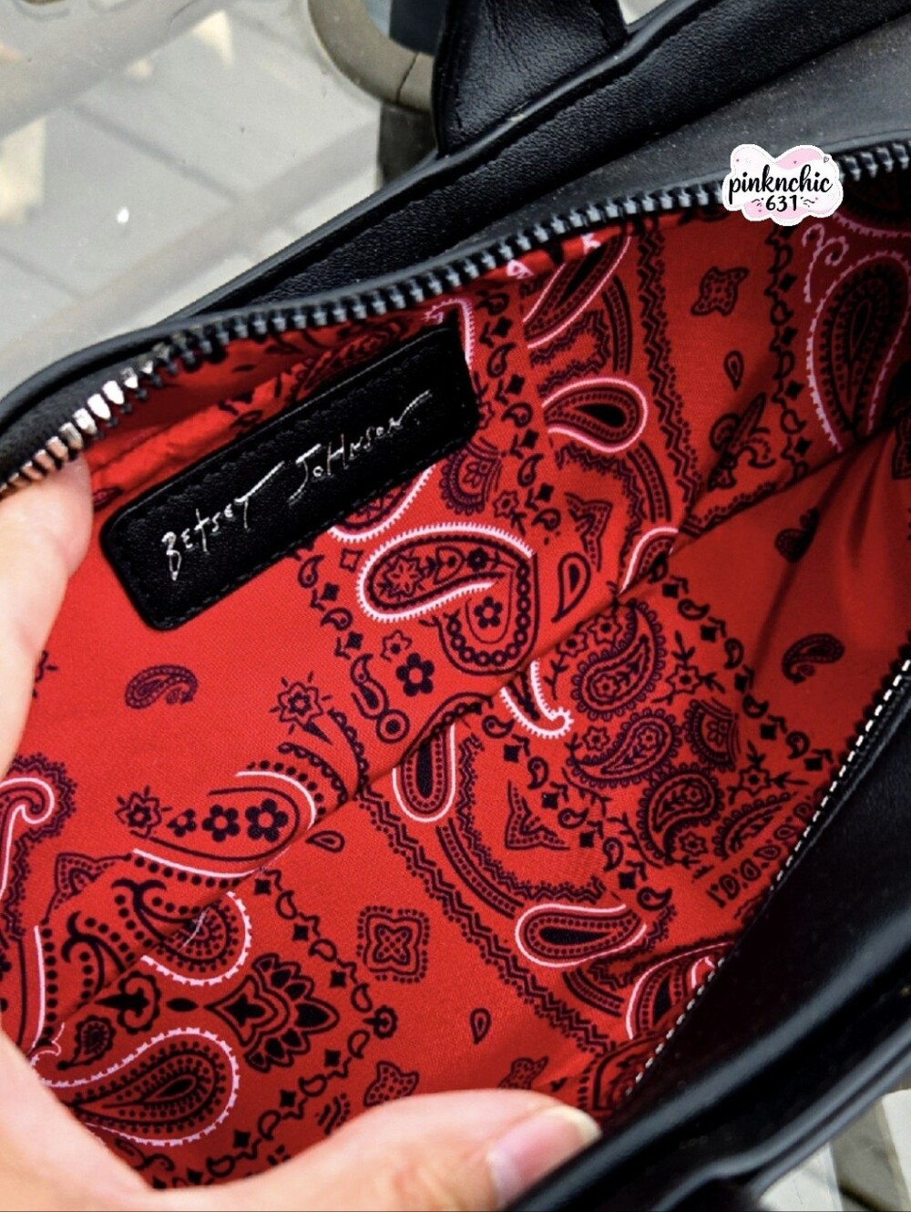 SOLD! Betsey Johnson Kitsch Cowboy Dachshund Purse Satchel Crossbody Handbag - Picture 5 of 9